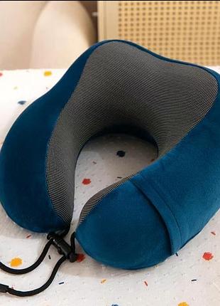 Подушка дорожная, автомобильная, туристическая, memory foam, под шею