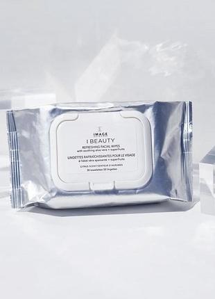Очищаючі тонізуючі серветки image i beauty refreshing facial wipes, 30шт.