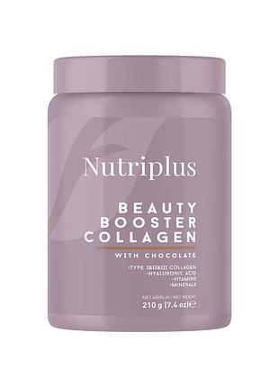 Порошок-стимулятор колагену beauty booster collagen nutriplus, 210 г (15 порцій)