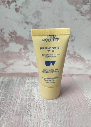Солнцезащитный увлажняющий крем для лица ultra violette spf 50