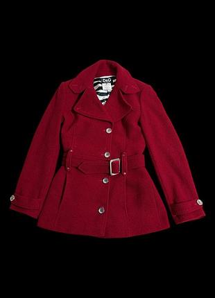 Оригінальне вінтажне пальто d&g dolce & gabbana