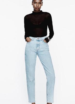 Джинси жіночі zara світло блакитні xs