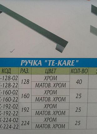 Ручка te-kare 192 мм