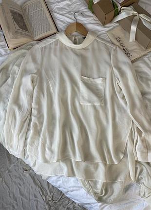 Шовкова вінтажна блуза