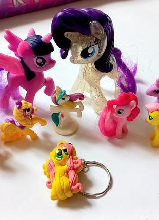 Фигурки pony единорог kinder surprise брелок единорожка