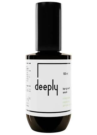 Стимулююча сироватка для росту волосся deeply hair growth serum