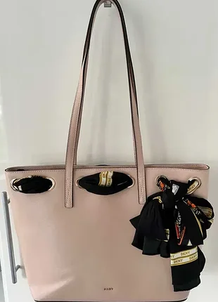 Сумка dkny, кожа сафьяно