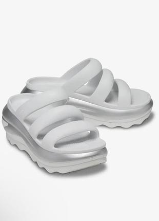 Crocs білі на платформі оригінал