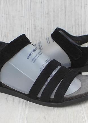 Новые сандалии ca'shott замша дания 37р босоножки шлепанцы сандалі
