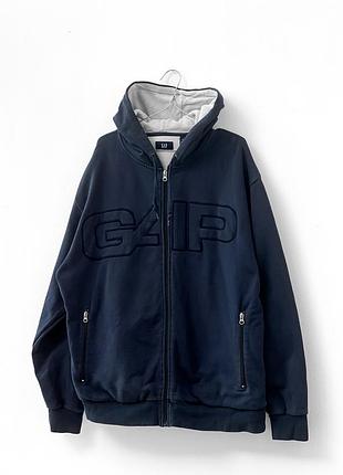 Худи на замке Versace Greca-trim hoodie Blue