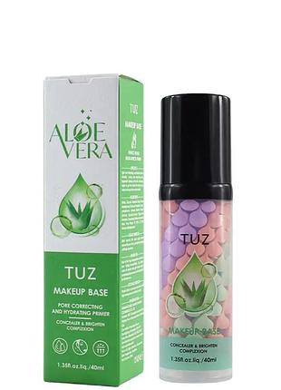 Трехцветная база под макияж aloe vera праймер для лица,основа под макияж 40 мл