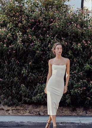 Сукня міді платье zara плаття