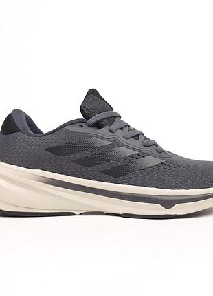 Кроссовки мужские adidas supernova stride серые, текстиль сетка, весна-лето, размер 41-45, йод11566