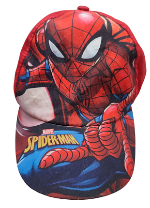 Кепка spiderman человек паук детская бейсболка спайдермен бейс красный детский марвел marvel комиксы косплей супер герой красная шапка бейсик