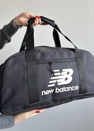 Спортивна чоловіча сумка new balance, класична містка сумка для тренувань нью беланс