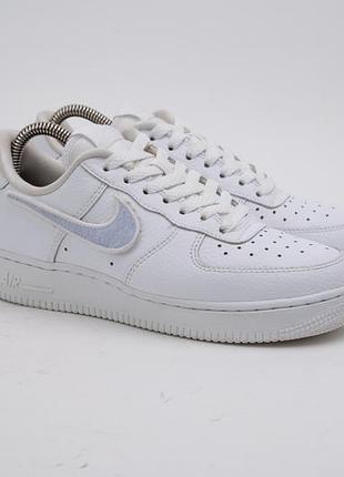 Кросівки жіночі шкіряні білі nike air force 1-100 розмір 37-38