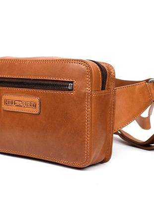 Поясна шкіряна сумка (німеччина) hill burry hb15095 руда