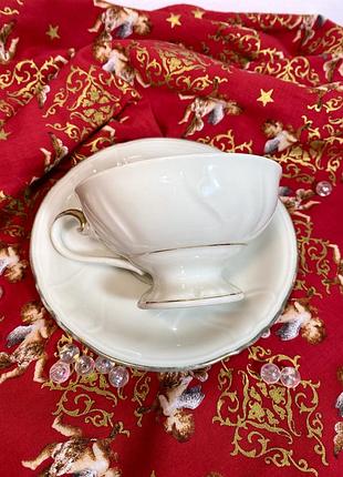 Антикварная чайная двойка «c+t tielsch altwasser» нижняя 1939 год.
