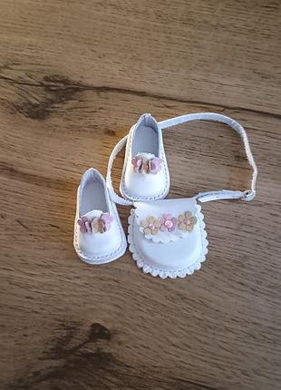 Сумочка из натуральной кожи для кукол