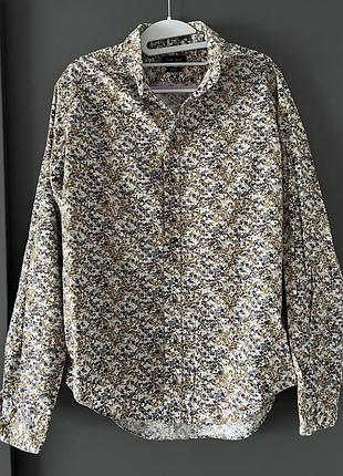 Сорочка чоловіча zara. стильна чоловіча сорочка zara slim fit