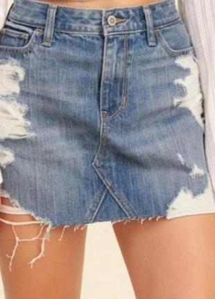 Юбка hollister высокая талия