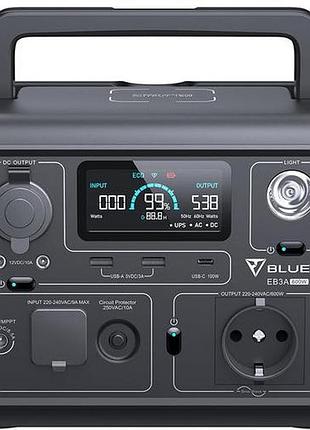 Портативная зарядная станция bluetti eb3a 268вт 600вт электростанция