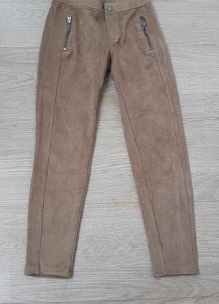 Штани штани гірчичні для дівчинки 7-8 років 122-128, abercrombie