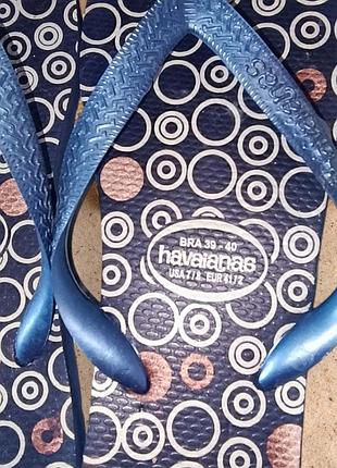 Шлепанцы вьетнамки от havaianas 39-40 г.