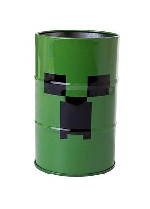 Стакан-підставка бочка yes «minecraft. creeper» метал
