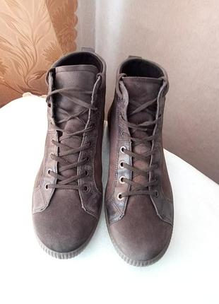 Ботинки кожаные универсальные legero gore-tex.