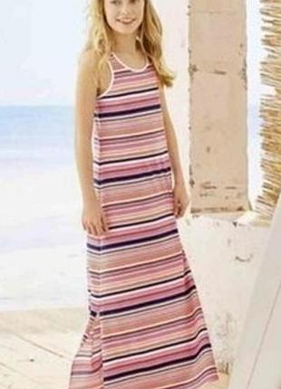 Детский летний длинный сарафан