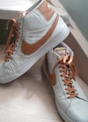 Nike sb- кожаные кроссовки р. 46 (29,5 см)