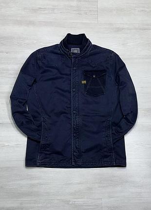 G-star raw брендовая темно-синяя мужская куртка ветровка оригинал