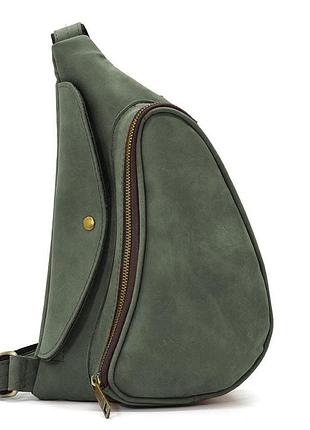 Кожаный рюкзак tarwa re-3025-3md рюкзак-слинг на одно плечо