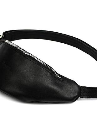 Поясная черная сумка из кожи наппа маленького размера tarwa ga-3004-4lx