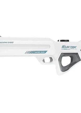 Водний пістолет електричний на акумуляторі glock electric water gun білий обсяг 600 мл