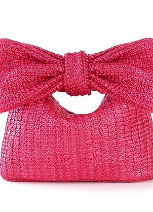 Жіноча маленька сумка клатч t-338 малинова рожева
