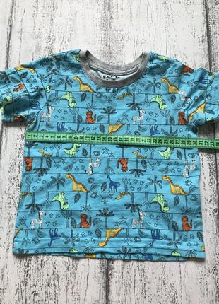 Крутая футболка сафари динозавр matalan 12-18мес3 фото