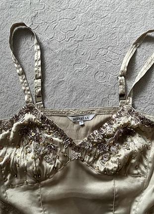 Marella max mara топ з натурального шовку5 фото