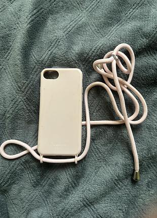 Чехол со шнурком для iphone 7, 8, se