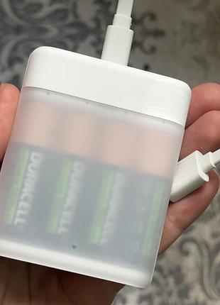 Зарядний пристрій xiaomi zmi pb401 + duracell aa 2500 mah