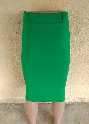 Юбка карандаш зелёная s-m-l