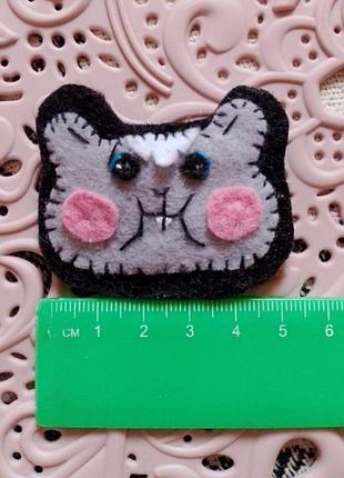 Брош хом'як / ведмідь