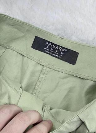 Primark яскраві зелені карго штани жіночі на пояску висока талія салатові3 фото