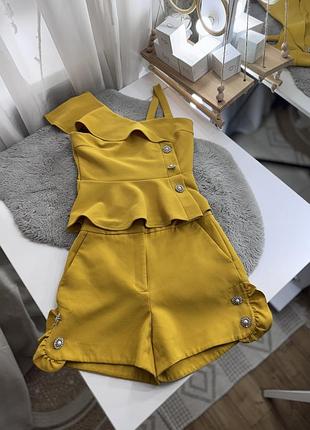 Костюм блуза шорти river island жіноча с-м