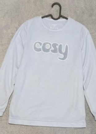 Женская флисовая пижамная кофточка primark, размер s-m (10-12)