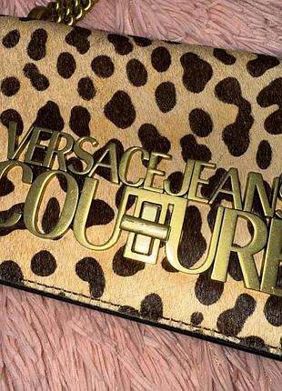 Леопардова сумка versace оригінал3 фото