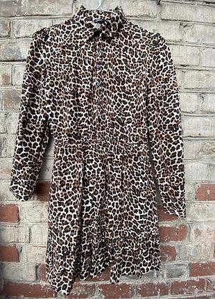 🐆бавовняна леопардова сукня 🐆