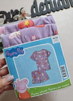 💙💛 яркая, классная пижамулька или лёгкий костюмчик для девочки с пеппой 🐷