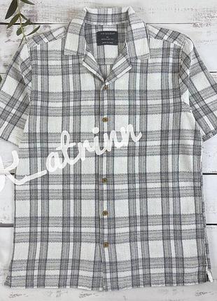 Чоловіча сорочка з коротким рукавом primark р.xs. s. m. xl